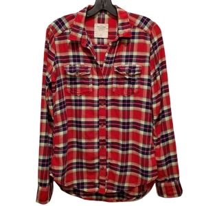Abercrombie and Fitch Plaid Flannel Button Down